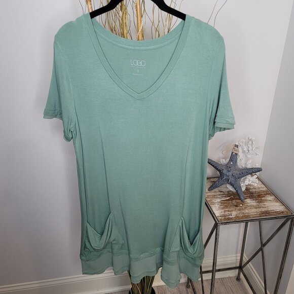 LOGO By Lori Goldstein Tunic Womens Small - Picture 1 of 7